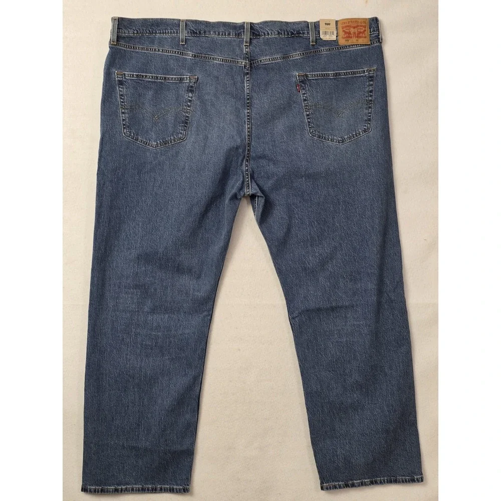Levi's 505 Jeans Eco Ease Regular Fit Straight Leg Stretch Big‎ &Tall Size 54X32